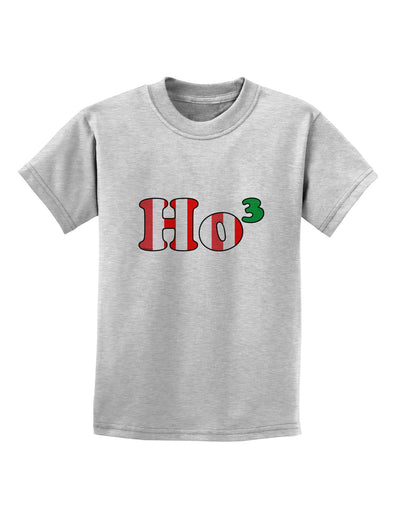 Ho Ho Ho Math Christmas Childrens T-Shirt-Childrens T-Shirt-TooLoud-AshGray-X-Small-Davson Sales