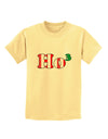 Ho Ho Ho Math Christmas Childrens T-Shirt-Childrens T-Shirt-TooLoud-Daffodil-Yellow-X-Small-Davson Sales