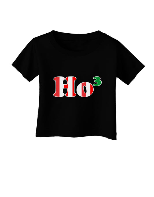 Ho Ho Ho Math Christmas Infant T-Shirt Dark-Infant T-Shirt-TooLoud-Black-06-Months-Davson Sales