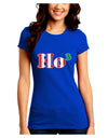 Ho Ho Ho Math Christmas Juniors Crew Dark T-Shirt-T-Shirts Juniors Tops-TooLoud-Royal-Blue-Juniors Fitted Small-Davson Sales