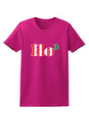 Ho Ho Ho Math Christmas Womens Dark T-Shirt-TooLoud-Hot-Pink-Small-Davson Sales