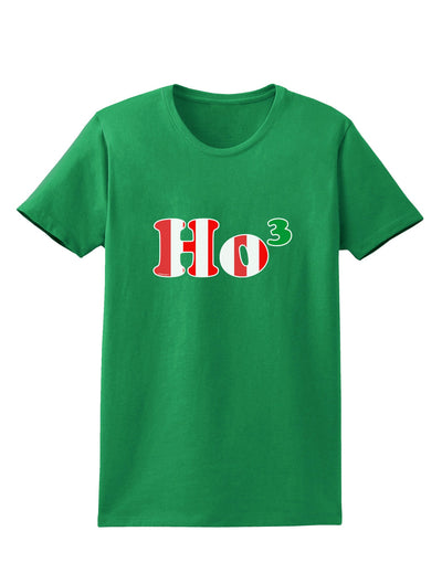 Ho Ho Ho Math Christmas Womens Dark T-Shirt-TooLoud-Kelly-Green-X-Small-Davson Sales