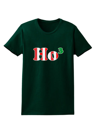 Ho Ho Ho Math Christmas Womens Dark T-Shirt-TooLoud-Forest-Green-Small-Davson Sales