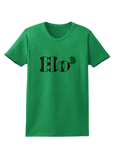 Ho Ho Ho Math Christmas Womens T-Shirt-Womens T-Shirt-TooLoud-Kelly-Green-X-Small-Davson Sales