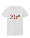 Ho Ho Ho Math Christmas Womens T-Shirt-Womens T-Shirt-TooLoud-White-X-Small-Davson Sales