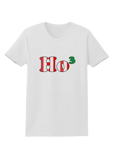 Ho Ho Ho Math Christmas Womens T-Shirt-Womens T-Shirt-TooLoud-White-X-Small-Davson Sales