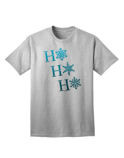 Ho Ho Ho Snowflakes Adult T-Shirt-Mens T-Shirt-TooLoud-AshGray-Small-Davson Sales