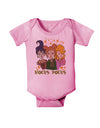 Hocus Pocus Witches Baby Romper Bodysuit-Baby Romper-TooLoud-Pink-06-Months-Davson Sales