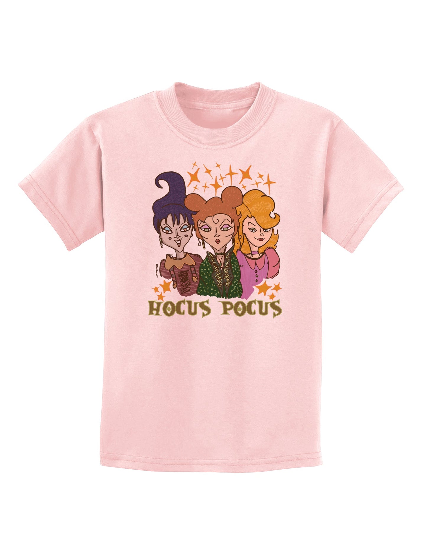 Hocus Pocus Witches Childrens T-Shirt-Childrens T-Shirt-TooLoud-PalePink-X-Small-Davson Sales