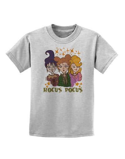 Hocus Pocus Witches Childrens T-Shirt-Childrens T-Shirt-TooLoud-AshGray-X-Small-Davson Sales