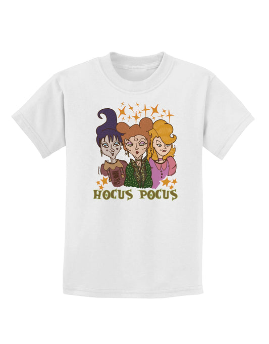 Hocus Pocus Witches Childrens T-Shirt-Childrens T-Shirt-TooLoud-White-X-Small-Davson Sales