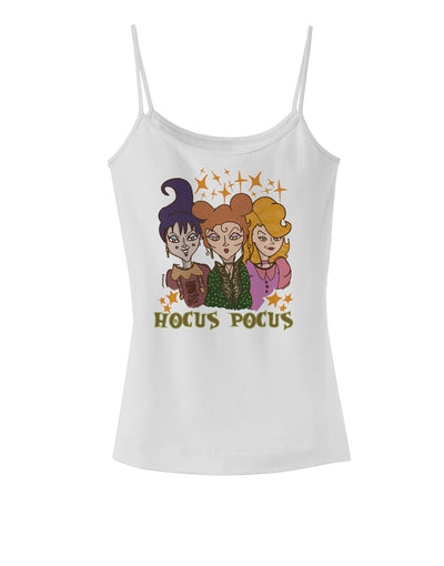Hocus Pocus Witches Dark Womens V-Neck Dark T-Shirt-Womens V-Neck T-Shirts-TooLoud-White-Small-Davson Sales