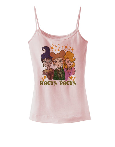 Hocus Pocus Witches Dark Womens V-Neck Dark T-Shirt-Womens V-Neck T-Shirts-TooLoud-SoftPink-Small-Davson Sales