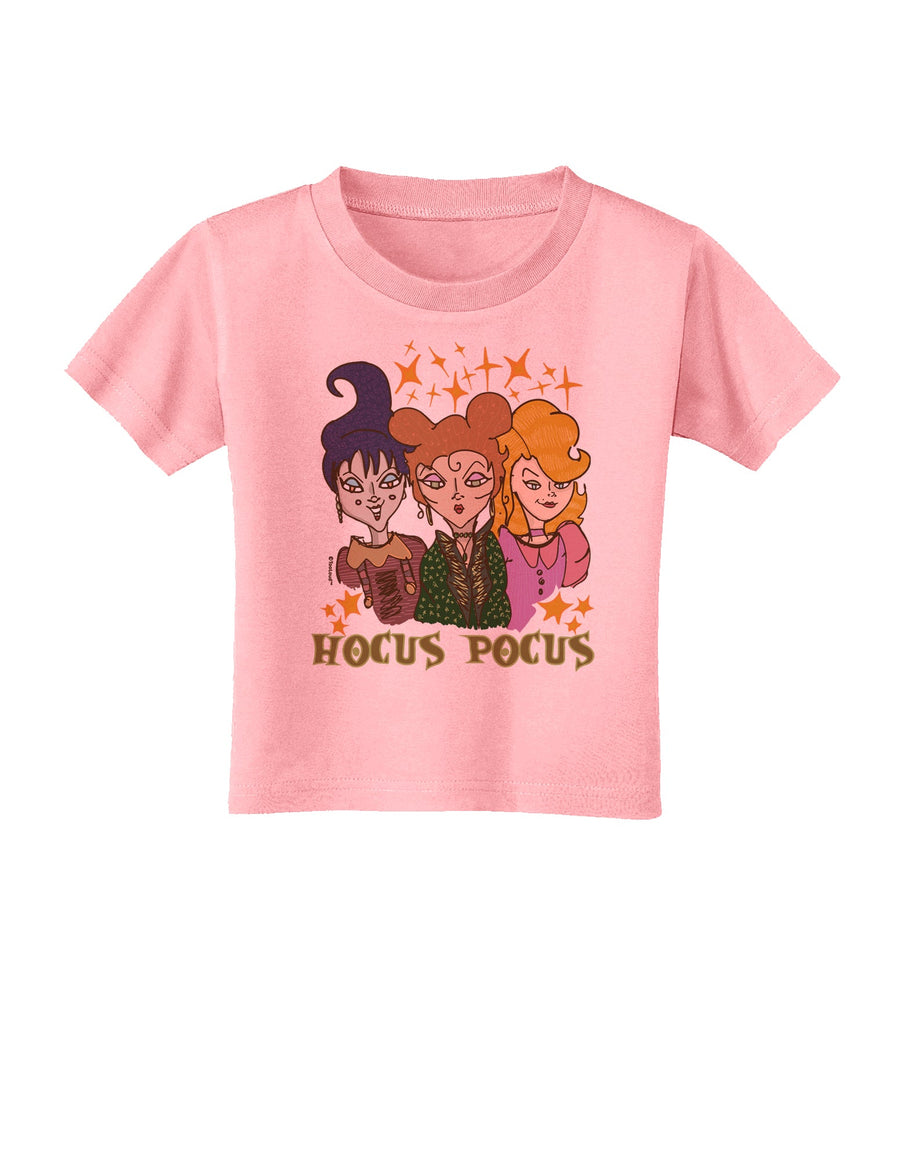 Hocus Pocus Witches Toddler T-Shirt-Toddler T-shirt-TooLoud-White-2T-Davson Sales