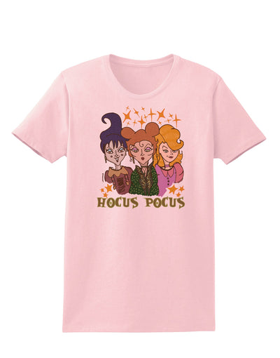 Hocus Pocus Witches Womens T-Shirt-Womens T-Shirt-TooLoud-PalePink-X-Small-Davson Sales