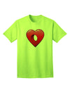 Hole Heartedly Broken Heart Adult T-Shirt-Mens T-Shirt-TooLoud-Neon-Green-Small-Davson Sales