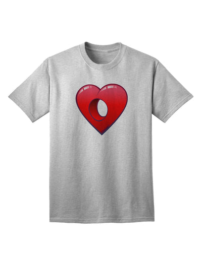 Hole Heartedly Broken Heart Adult T-Shirt-Mens T-Shirt-TooLoud-AshGray-Small-Davson Sales