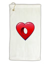 Hole Heartedly Broken Heart Micro Terry Gromet Golf Towel 16 x 25 inch by TooLoud-Golf Towel-TooLoud-White-Davson Sales