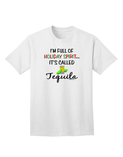 Holiday Spirit - Tequila Adult T-Shirt-Mens T-Shirt-TooLoud-White-Small-Davson Sales