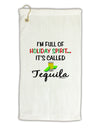 Holiday Spirit - Tequila Micro Terry Gromet Golf Towel 16 x 25 inch-Golf Towel-TooLoud-White-Davson Sales
