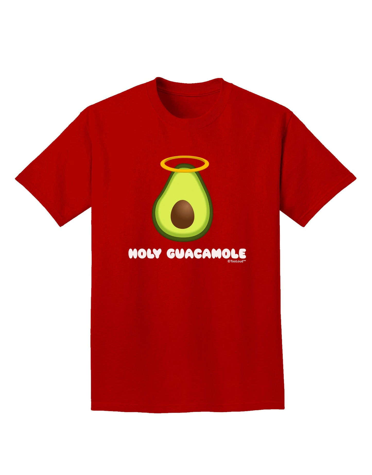 Holy Guacamole Design Adult Dark T-Shirt by TooLoud-Mens T-Shirt-TooLoud-Red-Small-Davson Sales