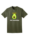 Holy Guacamole Design Adult Dark T-Shirt by TooLoud-Mens T-Shirt-TooLoud-Military-Green-Small-Davson Sales