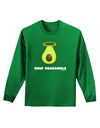 Holy Guacamole Design Adult Long Sleeve Dark T-Shirt by TooLoud-TooLoud-Kelly-Green-Small-Davson Sales