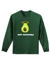 Holy Guacamole Design Adult Long Sleeve Dark T-Shirt by TooLoud-TooLoud-Dark-Green-Small-Davson Sales