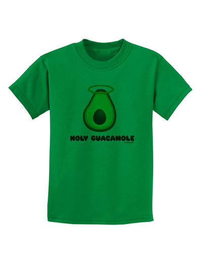 Holy Guacamole Design Childrens T-Shirt by TooLoud-Childrens T-Shirt-TooLoud-Kelly-Green-X-Small-Davson Sales