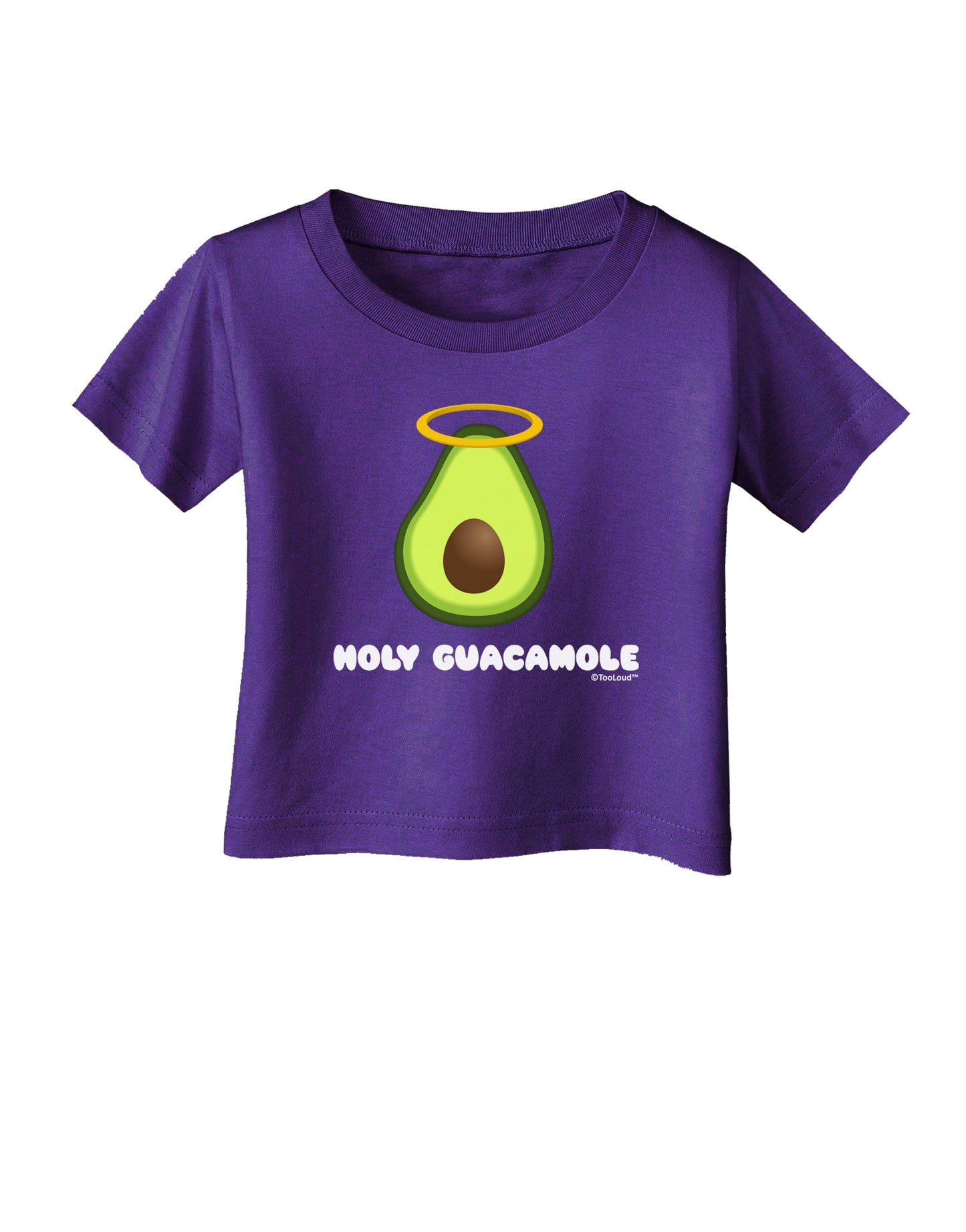 Holy Guacamole Design Infant T-Shirt Dark by TooLoud-Infant T-Shirt-TooLoud-Purple-06-Months-Davson Sales