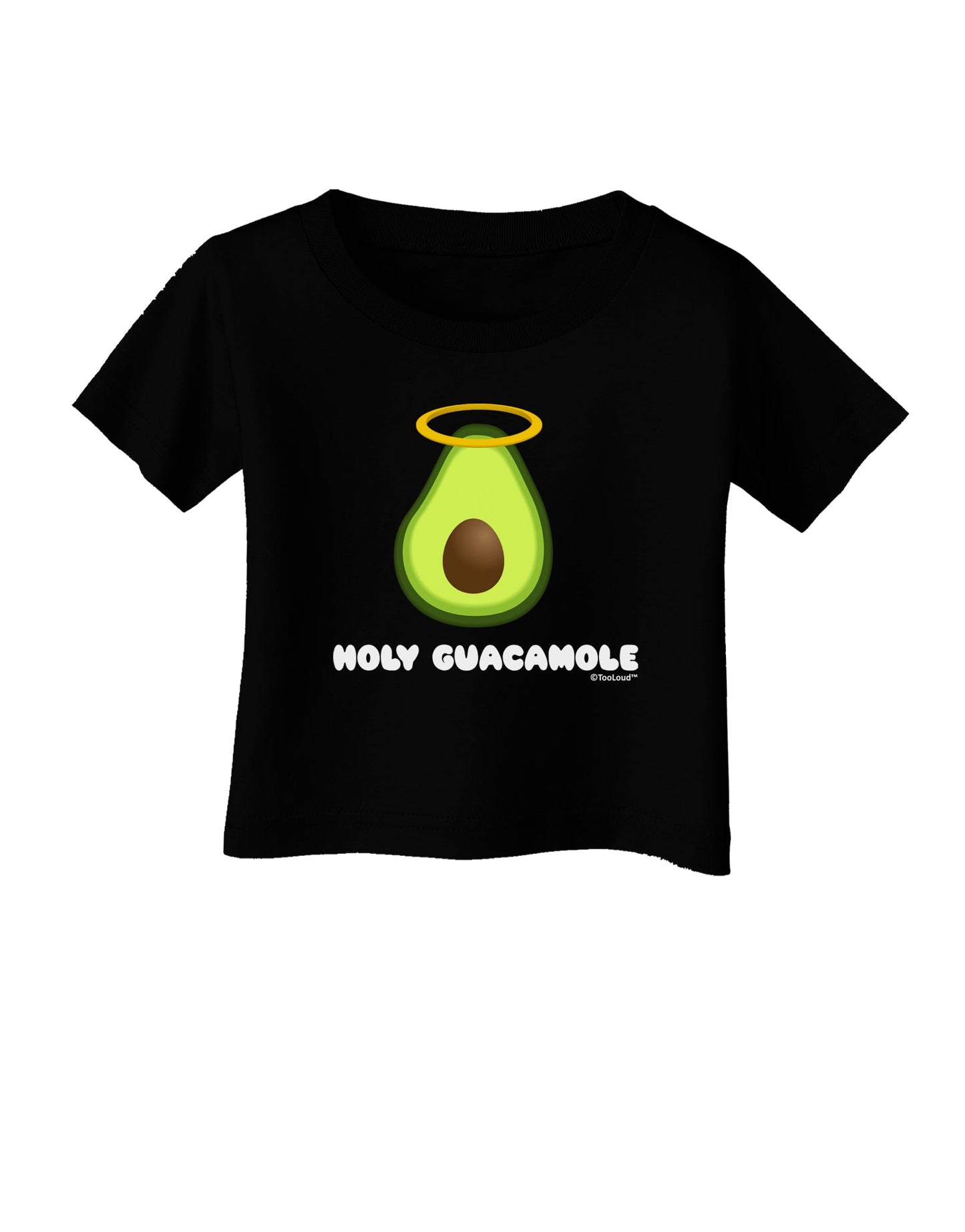 Holy Guacamole Design Infant T-Shirt Dark by TooLoud-Infant T-Shirt-TooLoud-Black-06-Months-Davson Sales