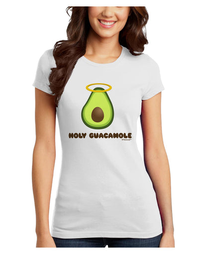 Holy Guacamole Design Juniors T-Shirt by TooLoud-Womens Juniors T-Shirt-TooLoud-White-Juniors Fitted X-Small-Davson Sales