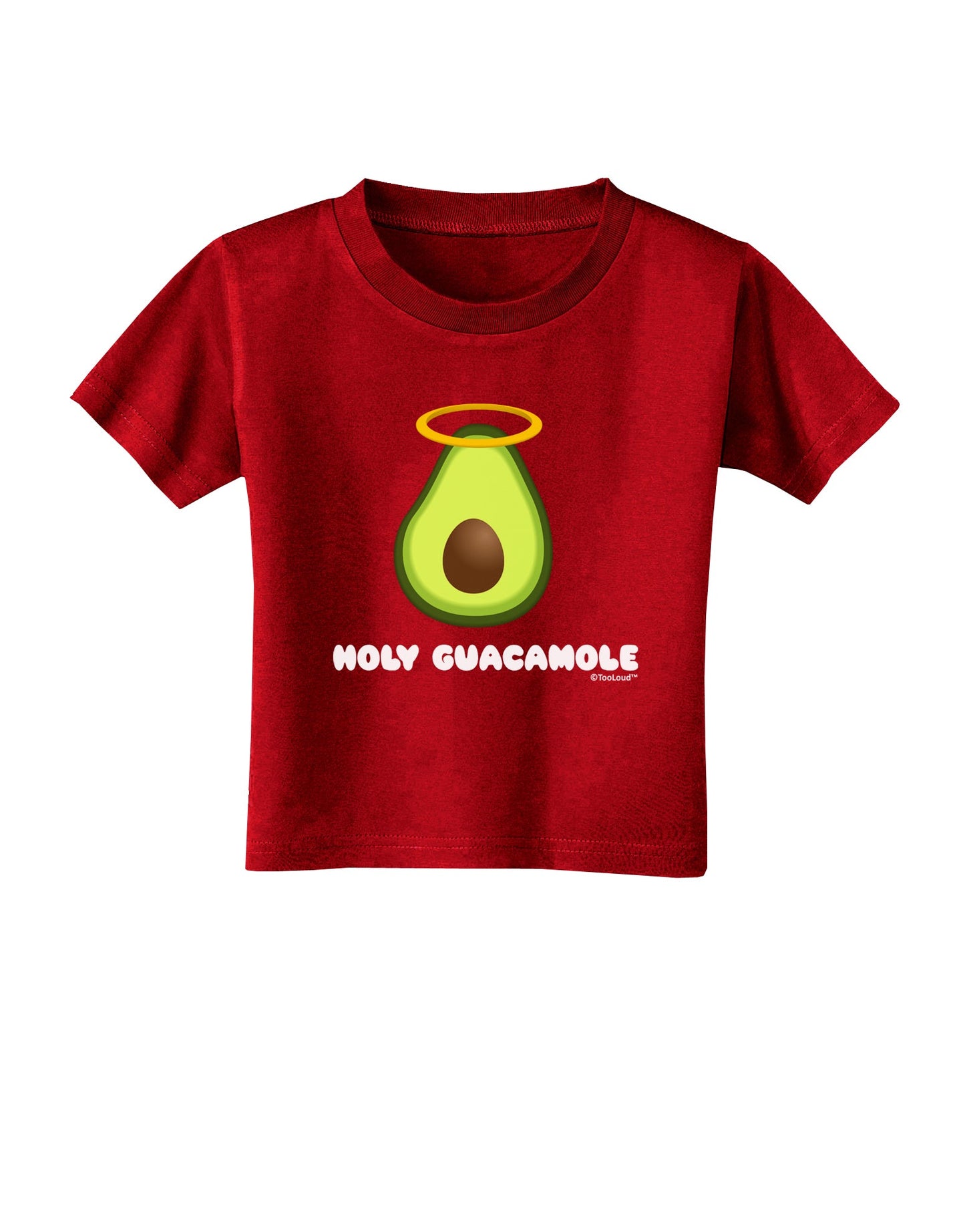Holy Guacamole Design Toddler T-Shirt Dark by TooLoud-Toddler T-Shirt-TooLoud-Red-2T-Davson Sales