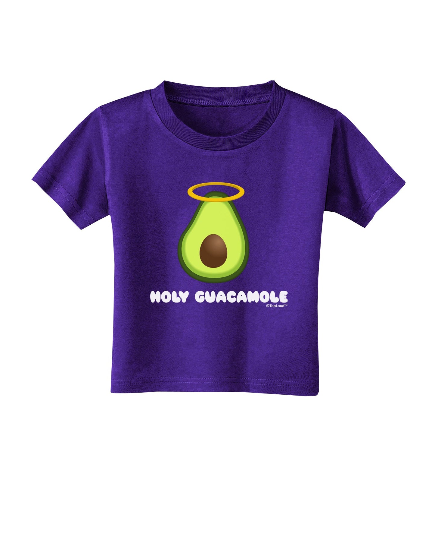 Holy Guacamole Design Toddler T-Shirt Dark by TooLoud-Toddler T-Shirt-TooLoud-Purple-2T-Davson Sales