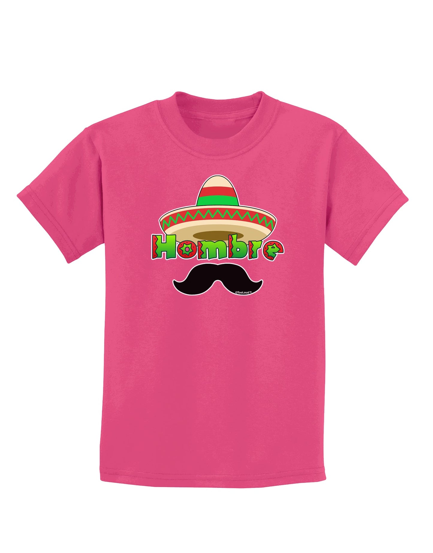 Hombre Sombrero Childrens Dark T-Shirt by TooLoud-Childrens T-Shirt-TooLoud-Sangria-X-Small-Davson Sales