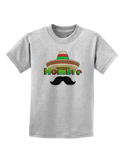 Hombre Sombrero Childrens T-Shirt by TooLoud-Childrens T-Shirt-TooLoud-AshGray-X-Small-Davson Sales