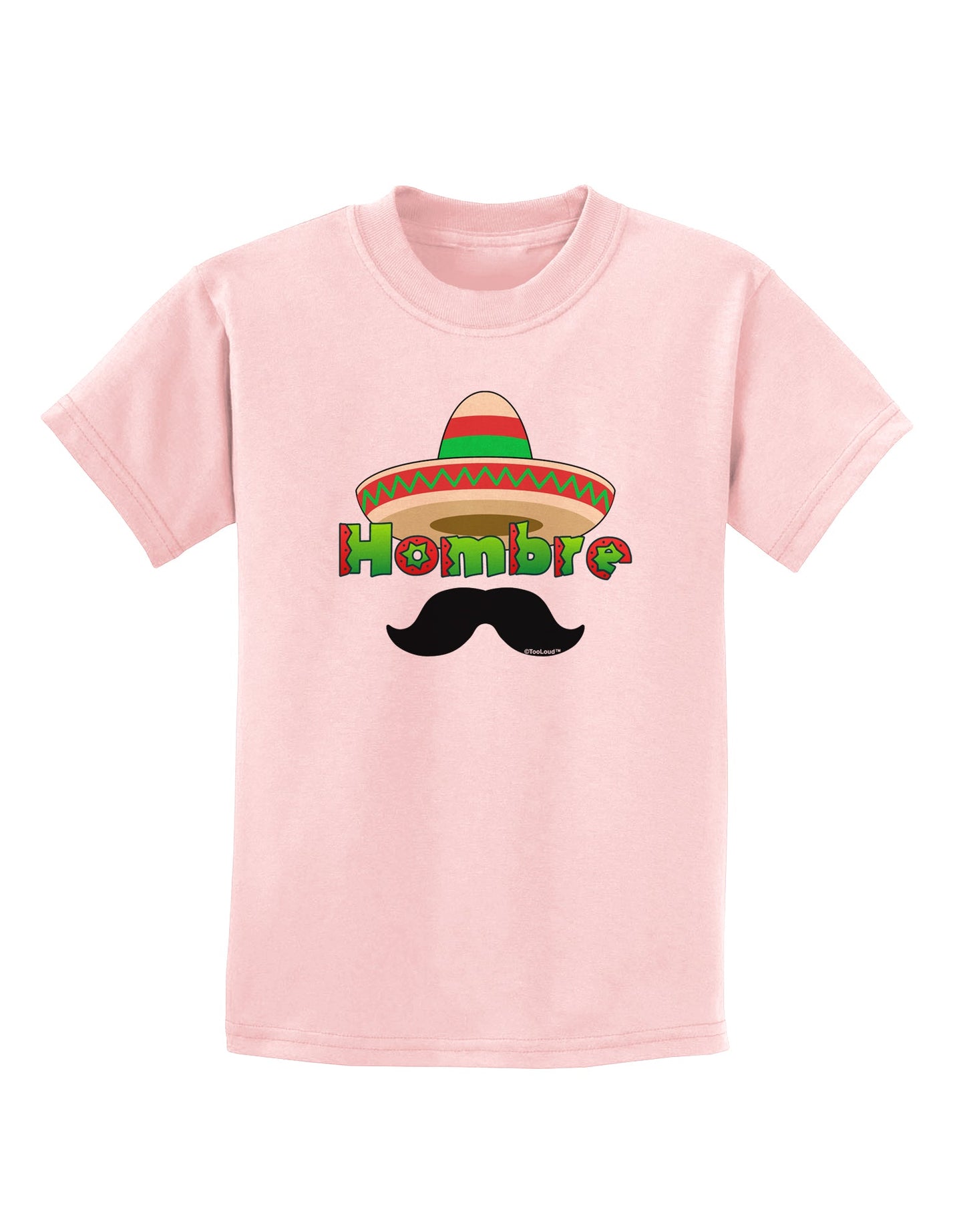 Hombre Sombrero Childrens T-Shirt by TooLoud-Childrens T-Shirt-TooLoud-PalePink-X-Small-Davson Sales