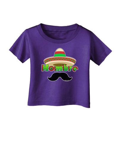 Hombre Sombrero Infant T-Shirt Dark by TooLoud-Infant T-Shirt-TooLoud-Purple-06-Months-Davson Sales