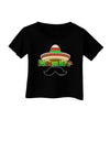 Hombre Sombrero Infant T-Shirt Dark by TooLoud-Infant T-Shirt-TooLoud-Black-06-Months-Davson Sales