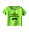 Hombre Sombrero Infant T-Shirt by TooLoud-Infant T-Shirt-TooLoud-Lime-Green-06-Months-Davson Sales