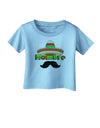 Hombre Sombrero Infant T-Shirt by TooLoud-Infant T-Shirt-TooLoud-Aquatic-Blue-06-Months-Davson Sales