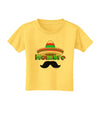 Hombre Sombrero Toddler T-Shirt by TooLoud-Toddler T-Shirt-TooLoud-Yellow-2T-Davson Sales