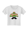 Hombre Sombrero Toddler T-Shirt by TooLoud-Toddler T-Shirt-TooLoud-White-2T-Davson Sales