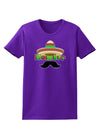 Hombre Sombrero Womens Dark T-Shirt-TooLoud-Purple-X-Small-Davson Sales