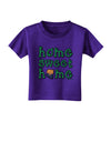 Home Sweet Home - Arizona - Cactus and State Flag Toddler T-Shirt Dark by TooLoud-Toddler T-Shirt-TooLoud-Purple-2T-Davson Sales