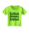 Home Sweet Home - Arizona - Cactus and State Flag Toddler T-Shirt by TooLoud-Toddler T-Shirt-TooLoud-Lime-Green-2T-Davson Sales