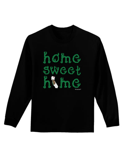 Home Sweet Home - California - Cactus and State Flag Adult Long Sleeve Dark T-Shirt by TooLoud-TooLoud-Black-Small-Davson Sales