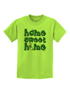 Home Sweet Home - California - Cactus and State Flag Childrens T-Shirt by TooLoud-Childrens T-Shirt-TooLoud-Lime-Green-X-Small-Davson Sales