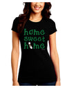 Home Sweet Home - California - Cactus and State Flag Juniors Crew Dark T-Shirt by TooLoud-T-Shirts Juniors Tops-TooLoud-Black-Juniors Fitted Small-Davson Sales