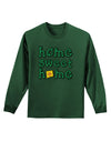 Home Sweet Home - New Mexico - Cactus and State Flag Adult Long Sleeve Dark T-Shirt by TooLoud-TooLoud-Dark-Green-Small-Davson Sales